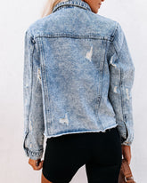 Frankie Distressed Denim Jacket